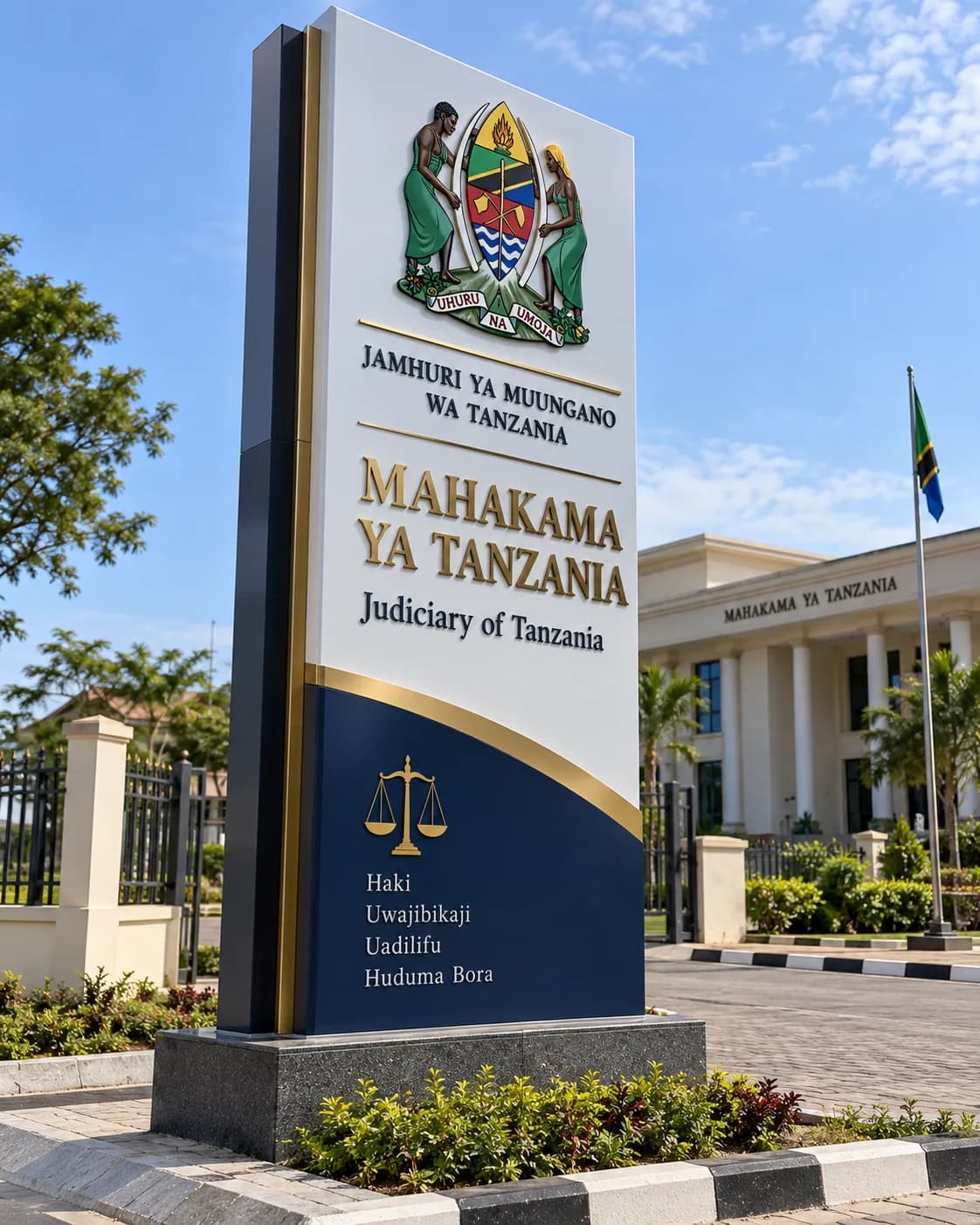 Institutional Pylon Sign