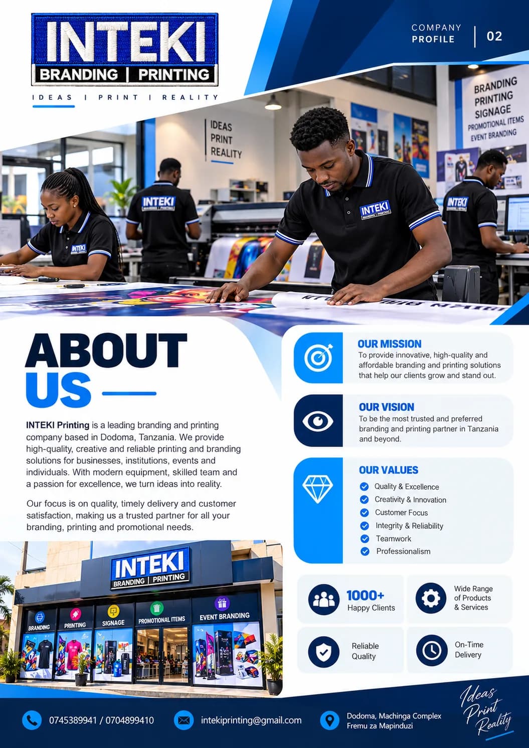 Creative ideas. Tangible impact.